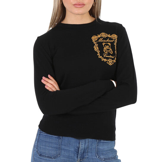 Ladies moschino jumper hotsell