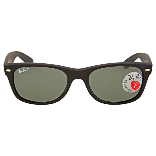 Original Ray Ban New Wayfarer Classic Polarized Green Unisex Sunglasse