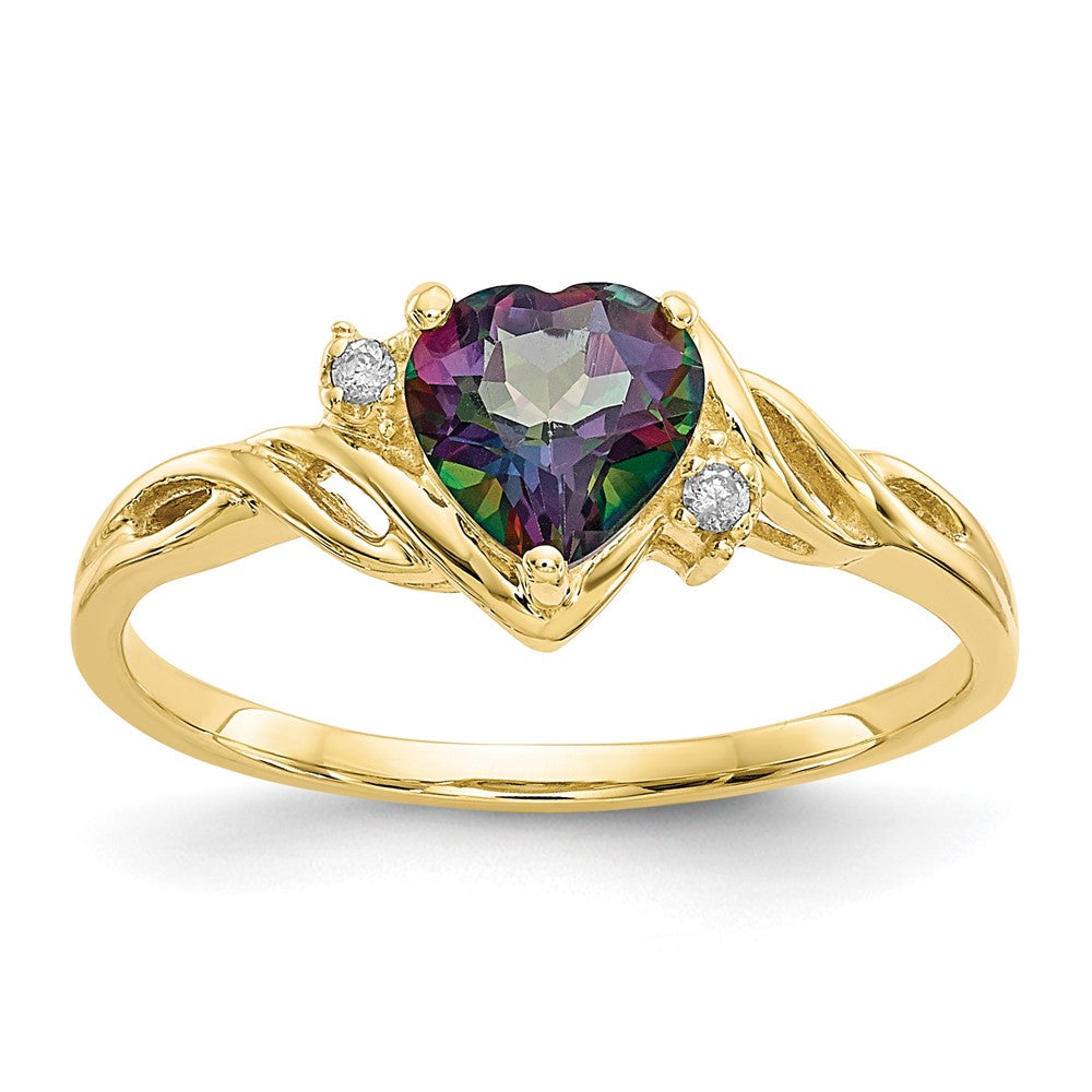 10k Heart-Shaped Topaz 2024 Ring