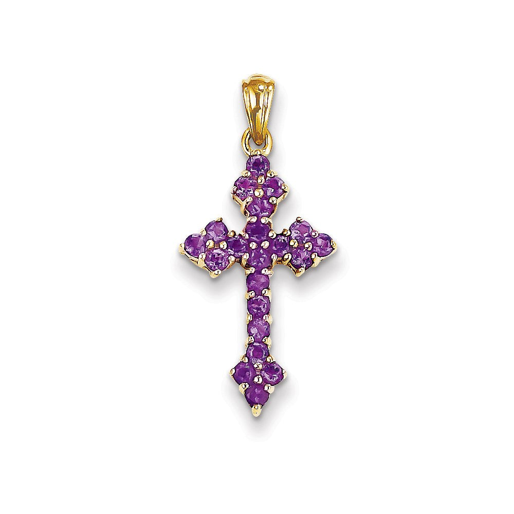 Amethyst outlet Cross Necklace