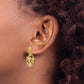 10k Tri Color Tri-color Black Hills Gold Post Earrings