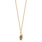 10k Tri Color Tri-color Black Hills Gold Mystic Topaz Necklace