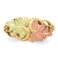 10k Tri Color Tri-color Black Hills Gold Flower Ring