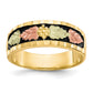 10k Tri Color Tri-color Black Hills Gold Men's Antiqued Ring