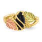 10k Tri Color Tri-color Black Hills Gold Onyx Ring