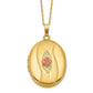 10k Tri Color w/ 12k Accents and 14k Gold-filled Chain Black Hills Locket