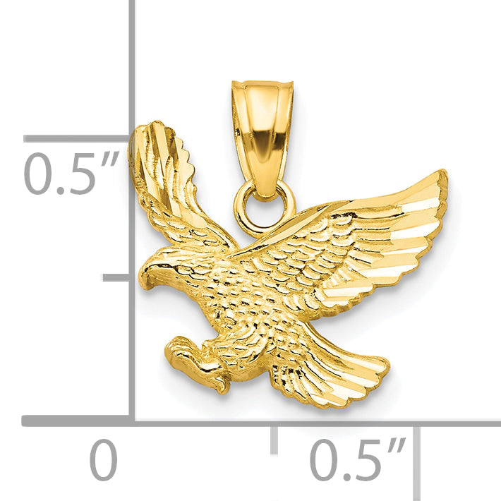 10k Yellow Gold Eagle Charm