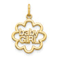 10k Yellow Gold BABY GIRL Charm