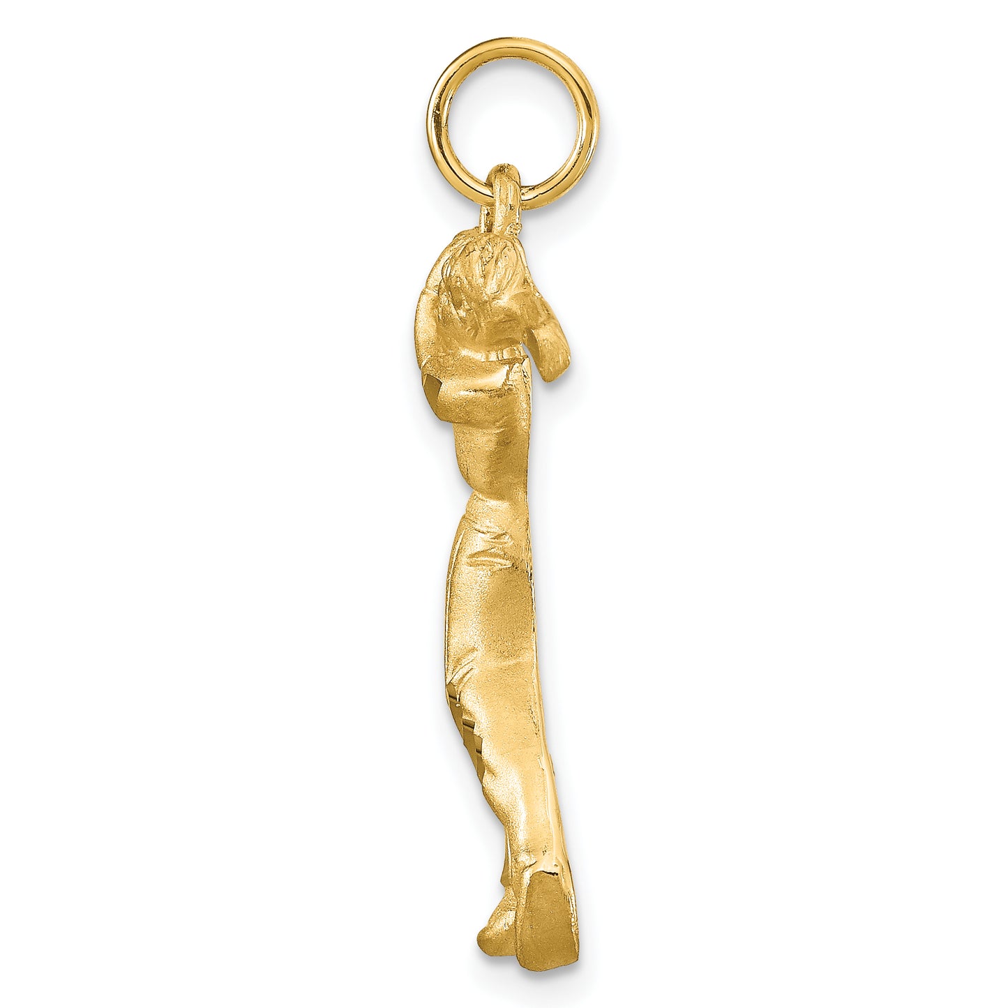 10k Yellow Gold Golfer Charm