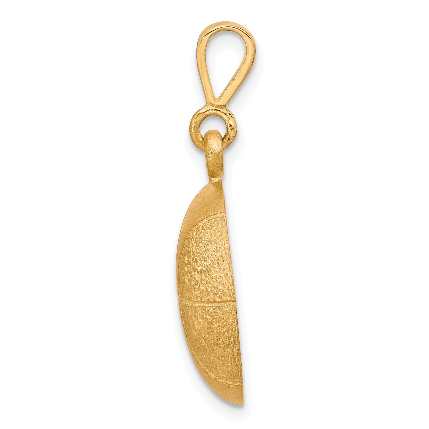 10k Yellow Gold Basketball Charm