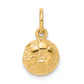 10k Yellow Gold Soccer Charm