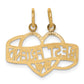 10k Yellow Gold BEST FRIEND 2 Piece Break-A-Part Charm