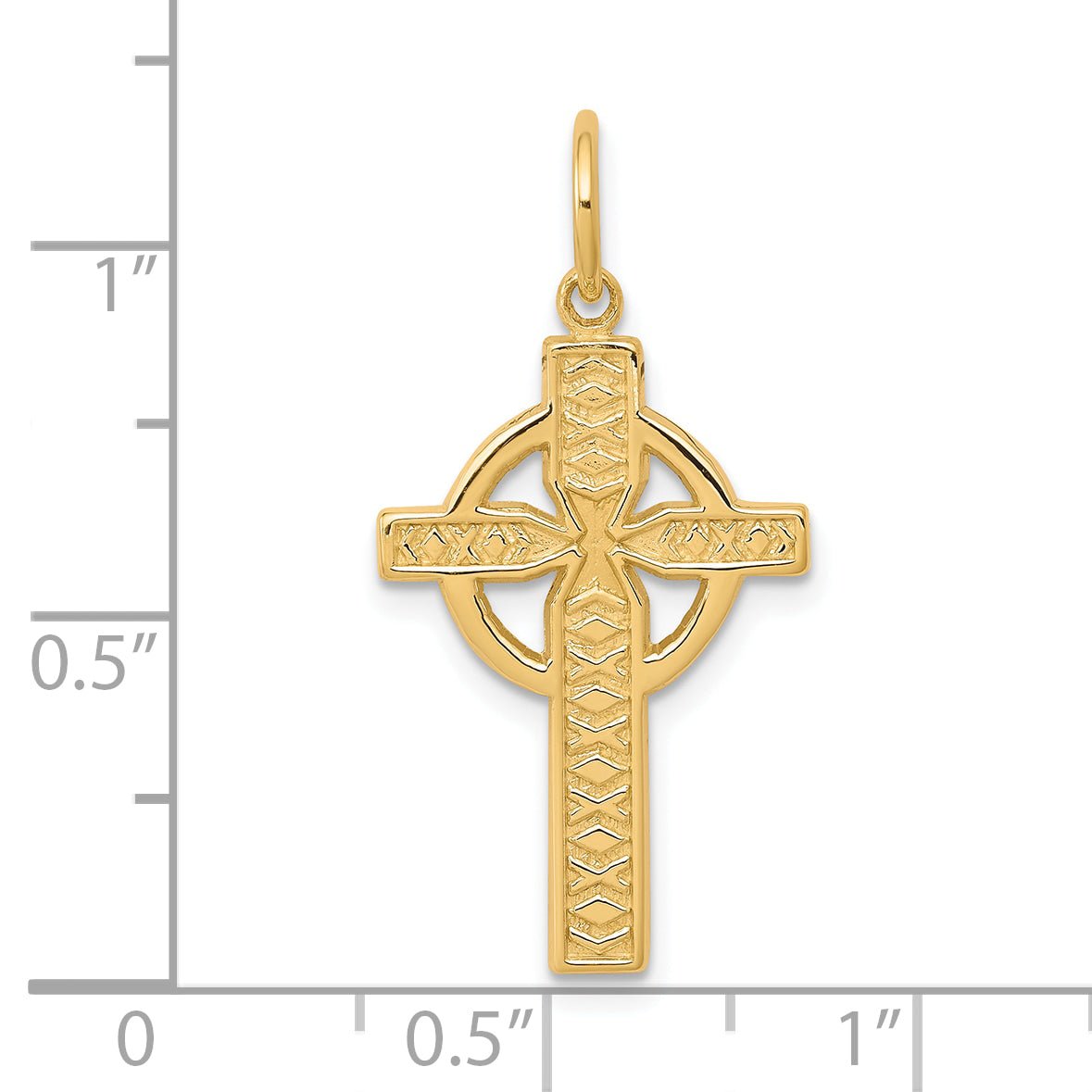 10k Yellow Gold Iona Cross Charm