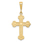 10k Yellow Gold Cross Charm