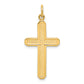 10k Yellow Gold Cross Charm