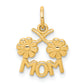 10k Yellow Gold MOM Charm