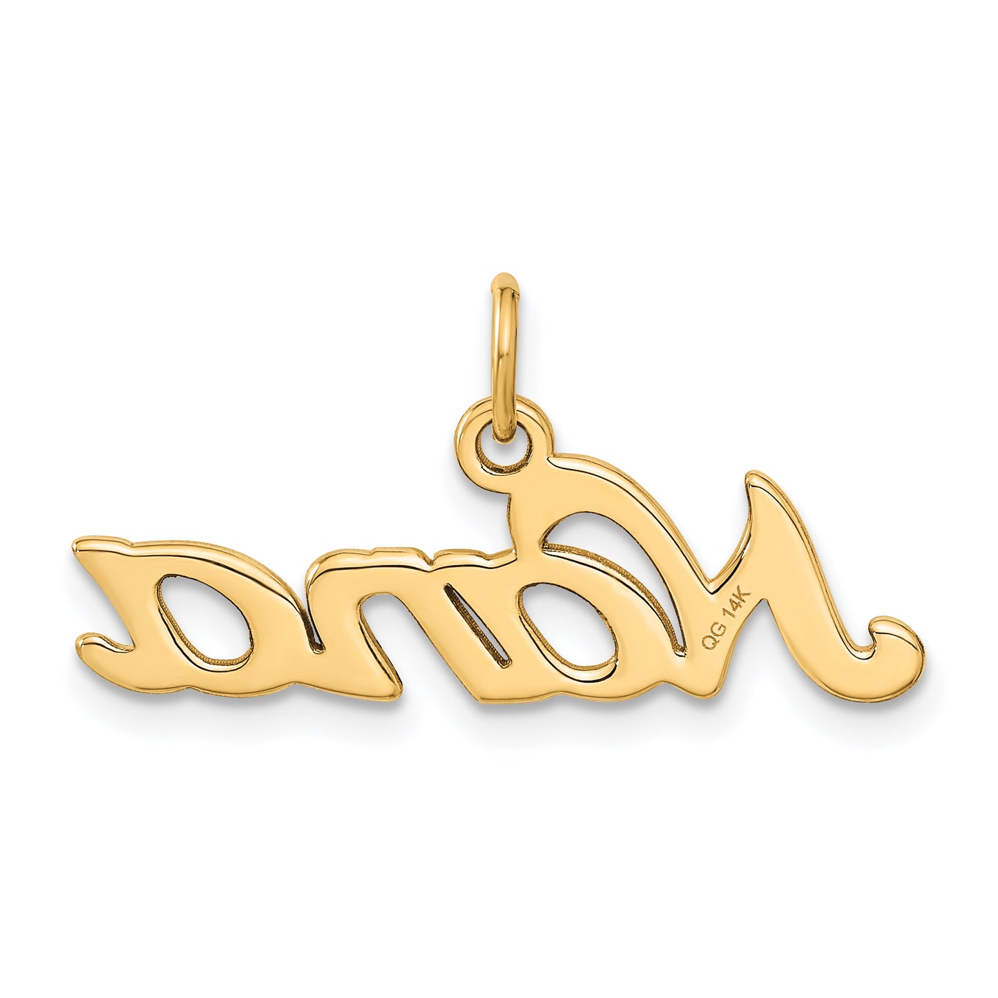 10k Yellow Gold Satin NANA Charm