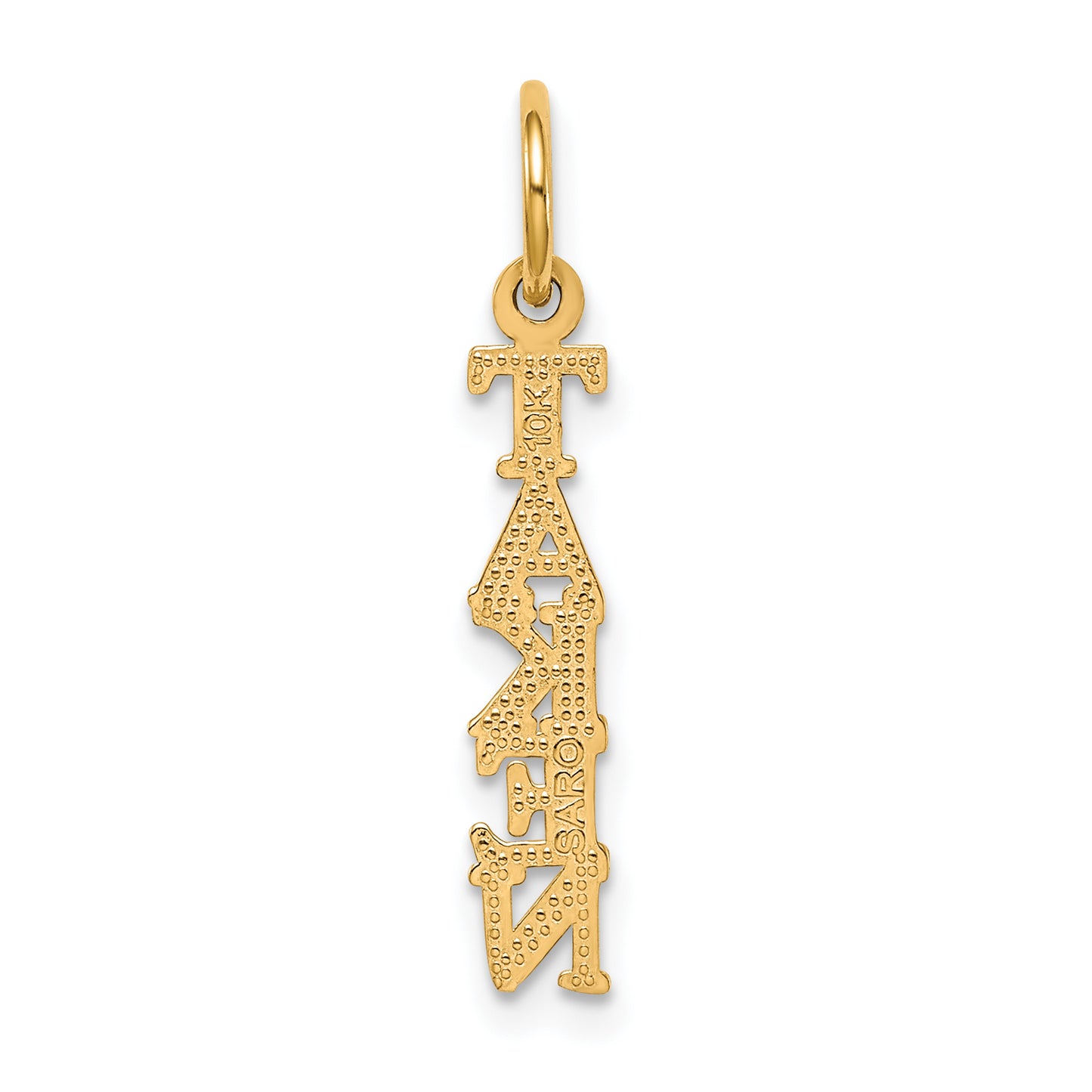 10k Yellow Gold Talking - TAKEN Charm