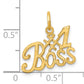 10k Yellow Gold #1 BOSSCharm