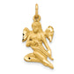 10k Yellow Gold Angel Charm