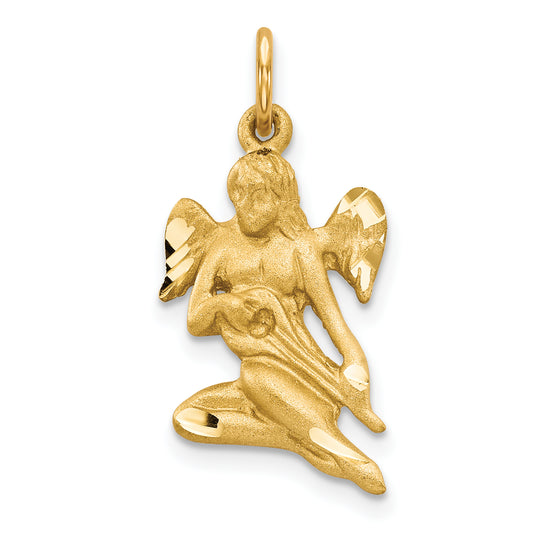 10k Yellow Gold Angel Charm