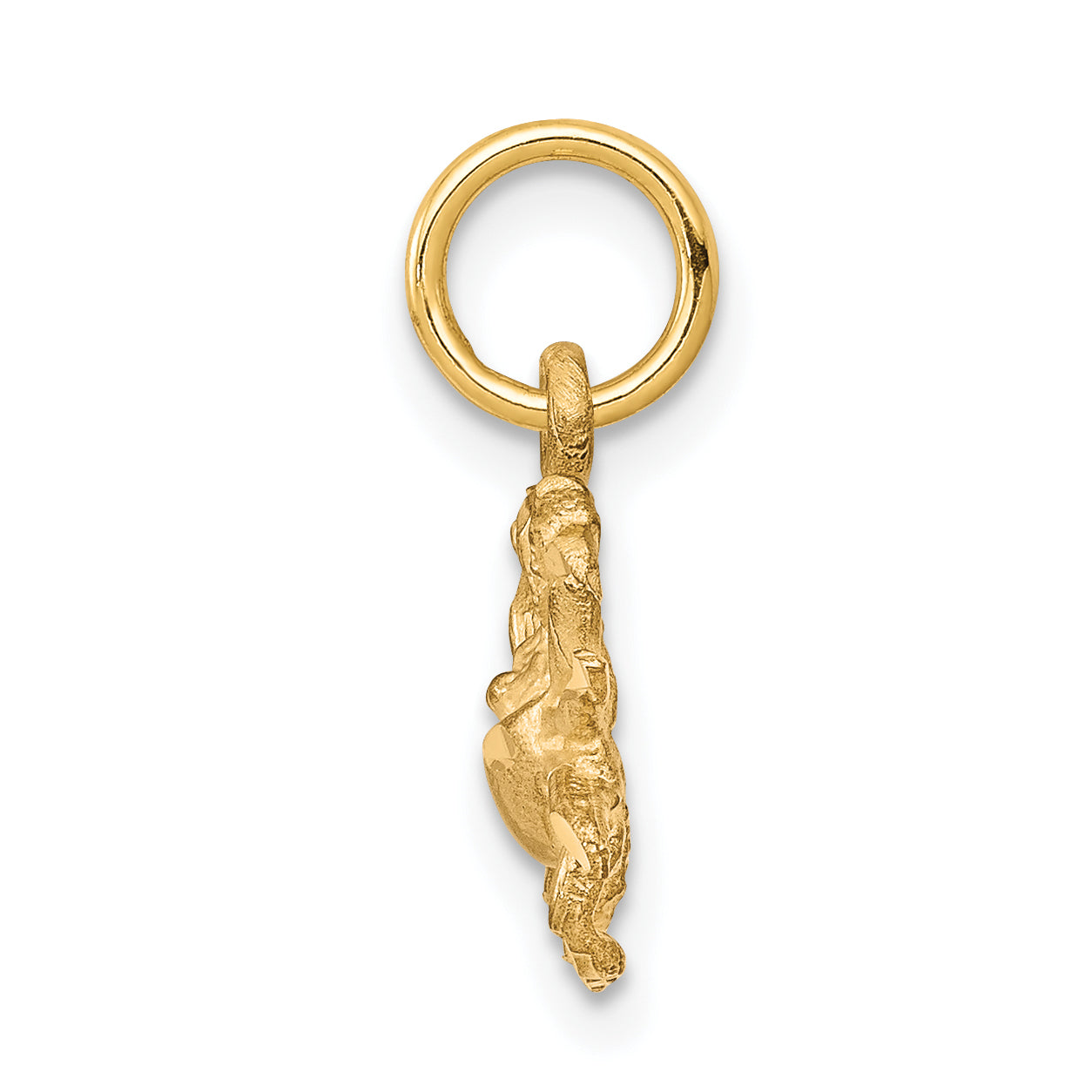 10k Yellow Gold Crab Charm