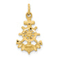 10k Yellow Gold Anchor Charm