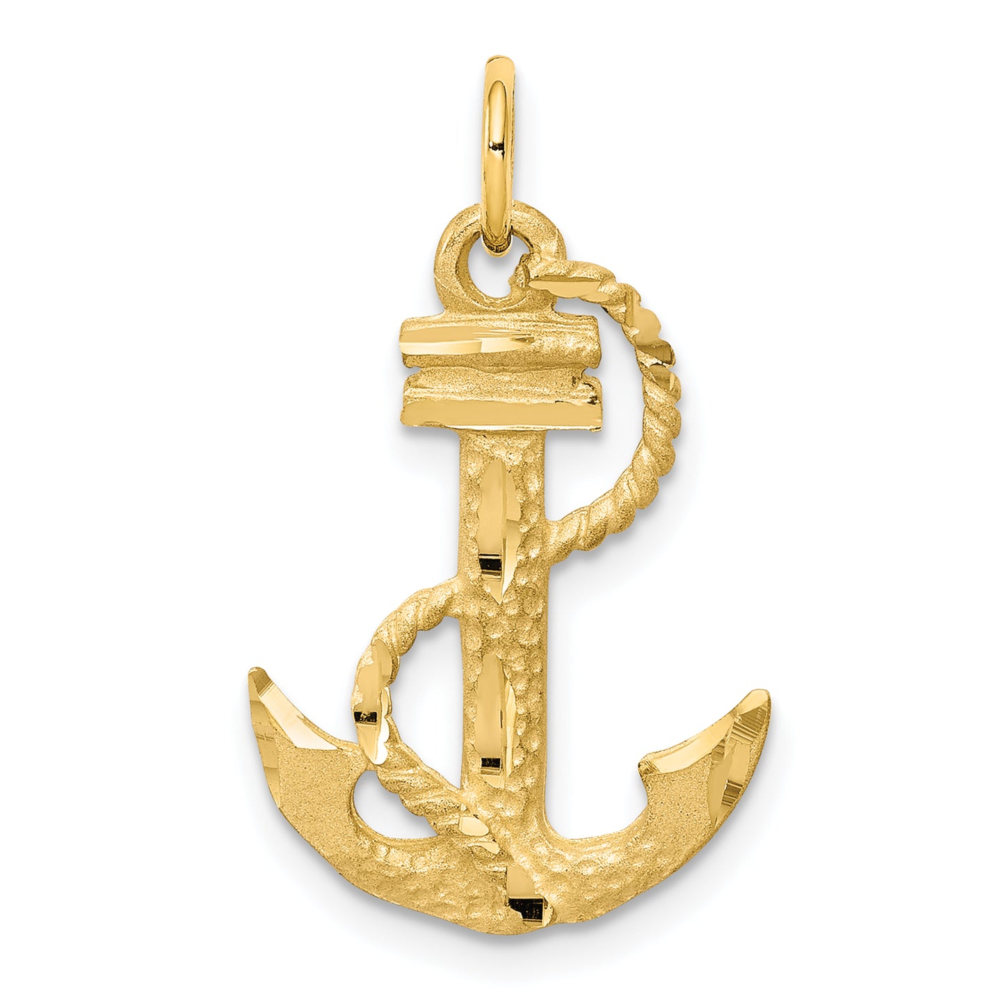 10k Yellow Gold Anchor Charm