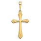 10k Yellow Gold Cross Charm