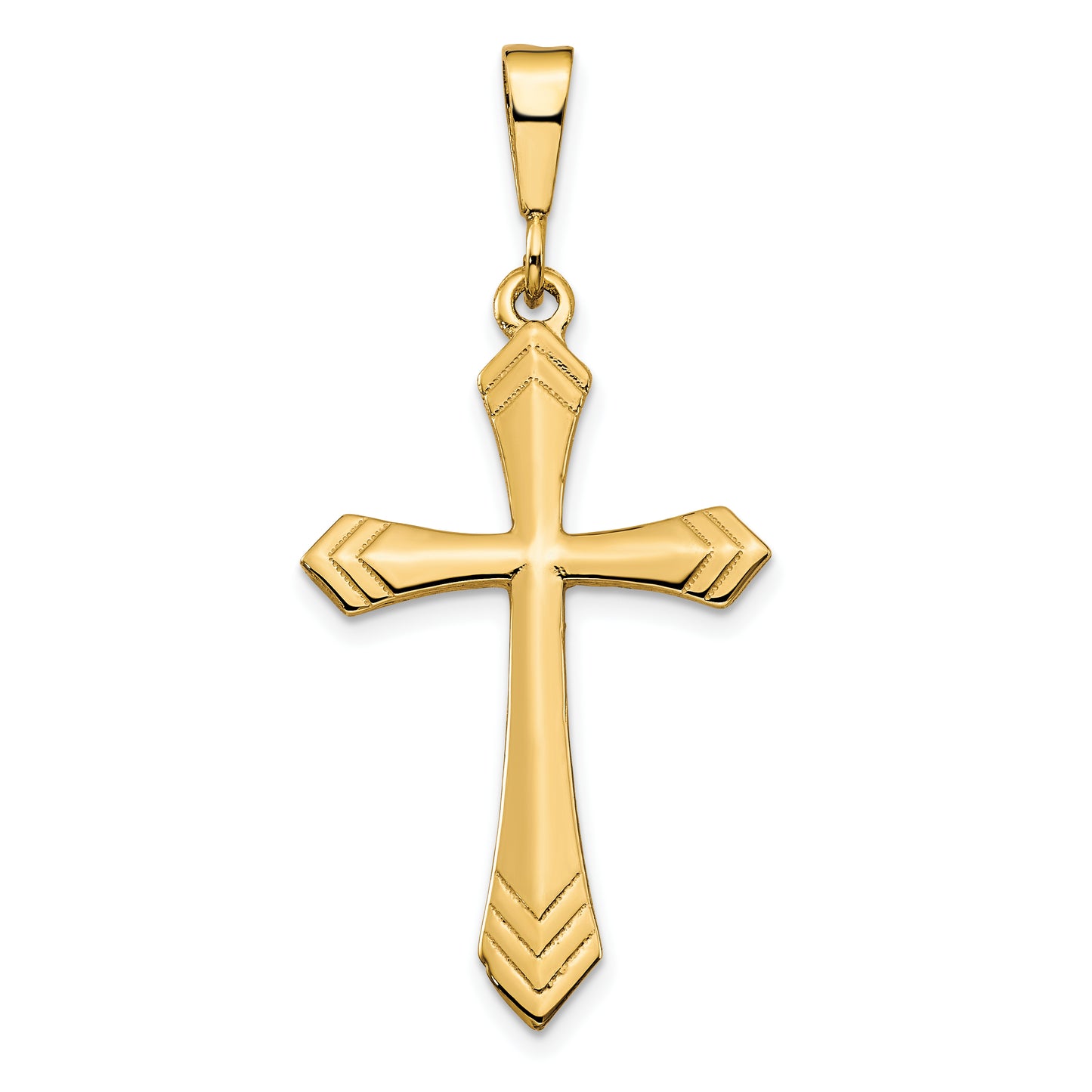 10k Yellow Gold Cross Charm