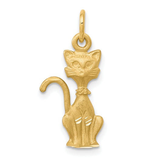 10k Yellow Gold Tom Cat Charm