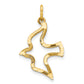 10k Yellow Gold Dove Charm