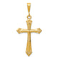 10k Yellow Gold Cross Charm