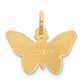 10k Yellow Gold Butterfly Charm