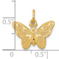 10k Yellow Gold Butterfly Charm