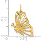 10k Yellow Gold Butterfly Charm