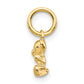 10k Yellow Gold 3D Teddy Bear Charm