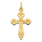 10k Yellow Gold Eastern Orthodox Cross Charm