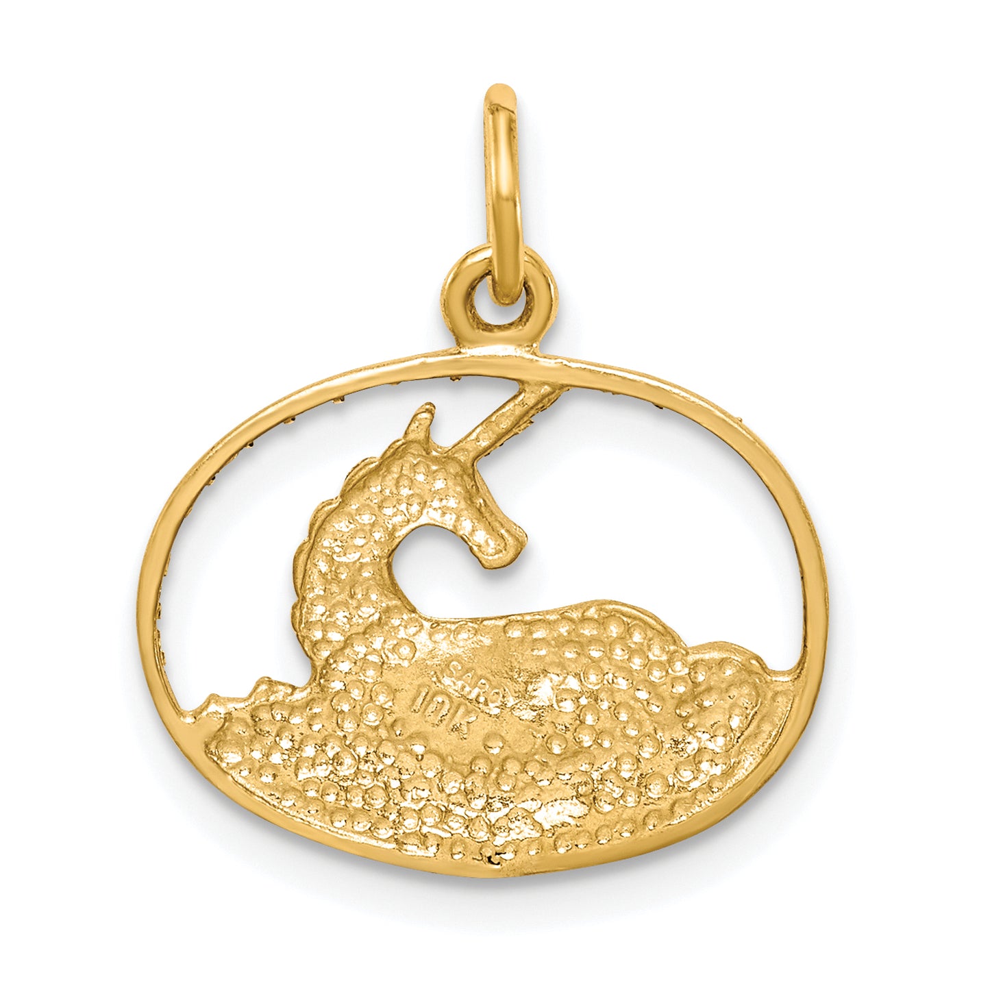 10k Yellow Gold Unicorn Charm