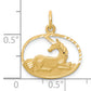 10k Yellow Gold Unicorn Charm