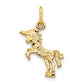 10k Yellow Gold Unicorn Charm