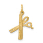 10K Yellow Gold Comb And Scissors Charm