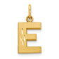 10K Yellow Gold Initial E Charm