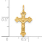 10K Yellow Gold Crucifix Charm