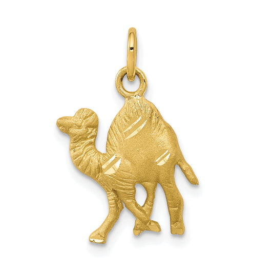 10K Yellow Gold Camel Charm