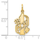 10K Yellow Gold #1 Mom Charm