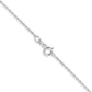 18 Inch 10K Wg .8mm D/C Cable With Spring Ring Clasp Chain