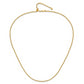 22 Inch 14K Adjustable 2.5mm Semi-Solid D/C Cable Chain