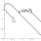 30 Inch 14K White Gold Adjustable .7mm Round Cable Chain