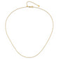 22 Inch 14K Adjustable 1.1mm D/C Cable Chain